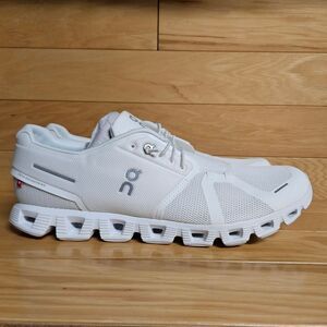 On Cloud 5 Running Undyed White Shoe Sneakers Size 14